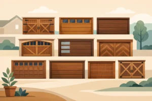 10 Wood Garage Door Design Ideas