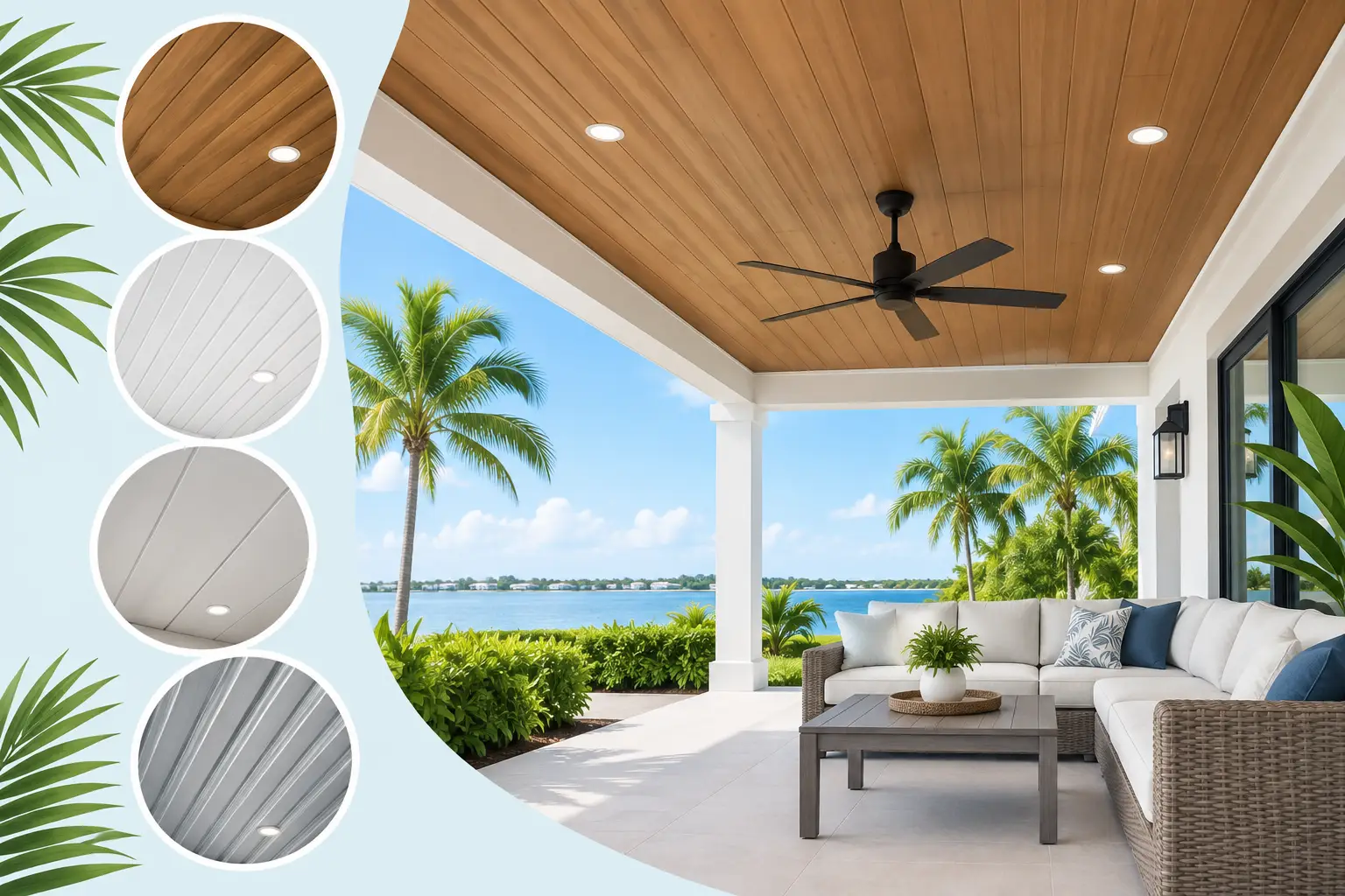 Best Porch Ceiling Materials for South Florida