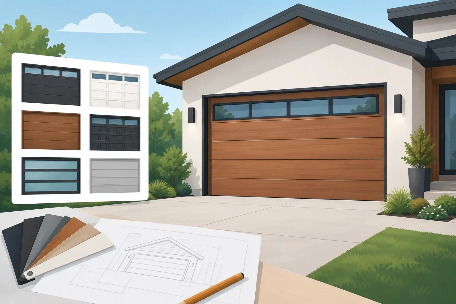 How to Design Custom Garage Doors That Fit Your Home