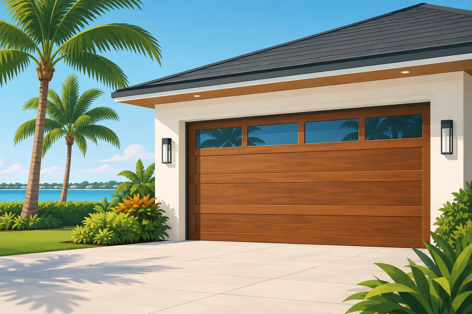 Wood Garage Door Review for South Florida Homes